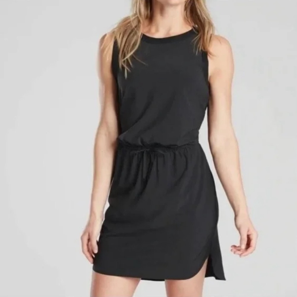 Athleta Women’s Rincon Sleeveless Lightweight Casual Dress Sz XS Black